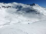 Zwarte piste bij de Alteck-stoeltjeslift