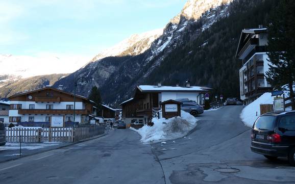 Kaunertal: accomodatieaanbod van de skigebieden – Accommodatieaanbod Kaunertaler Gletscher (Kaunertal-gletsjer)