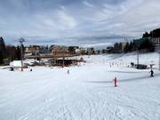 Makkelijke pistes rond het dalstation