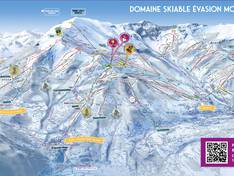 Pistekaart Megève/Saint-Gervais