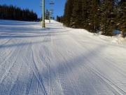 Perfect geprepareerde piste