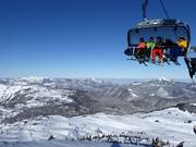 Uitzicht vanaf de top van de Steinplatte