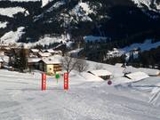 Wedstrijdpiste bij de Maisäßlift