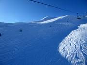 Diep sneeuw helling in Brigels/Waltensburg/Andiast