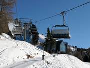 Obereggen-Oberholz - 4-persoons hogesnelheidsstoeltjeslift (koppelbaar) met kap