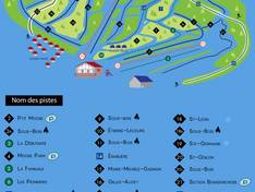 Pistekaart Mont Orignal – Lac Etchemin