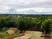 Uitzicht op het omliggende landschap