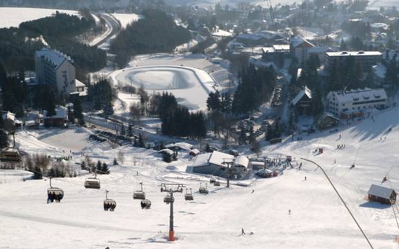 Middelertsgebergte: accomodatieaanbod van de skigebieden – Accommodatieaanbod Fichtelberg – Oberwiesenthal