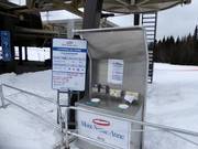 Informatie bij het instappen bij de liften