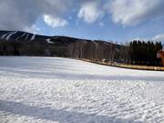 Oefenpiste Bunny Hill bij het dalstation