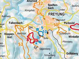 Pistekaart Solla – Freyung-Geyersberg