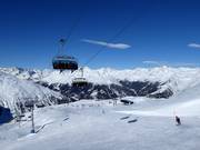 De 6-persoons stoeltjesliften Leppleskofel en Weißspitz