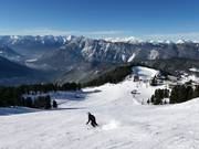 Afdaling bij de Brunnenkopfbahn