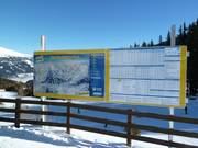 Informatiebord met prijslijsten