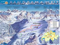 Pistekaart Lungern – Schönbüel