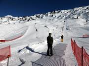 Babylift in Zürs met een eenvoudige piste