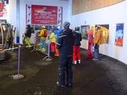 Attent personeel bij de gondelbaan