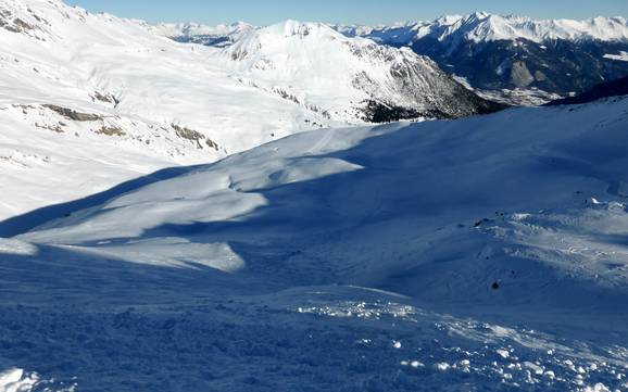 Skigebieden voor gevorderden en off-piste skiërs Oberhalbsteiner Alpen – Gevorderden, off-piste skiërs Savognin
