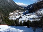 Uitzicht op de accommodaties in See