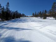 Zeer eenvoudige piste in het skigebied Stöten