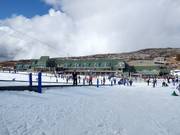 Transportbanden bij het dalstation Front Valley