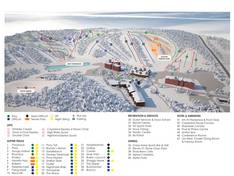 Pistekaart Horseshoe Resort