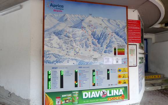 Bergamasker Alpen: oriëntatie in skigebieden – Oriëntatie Aprica
