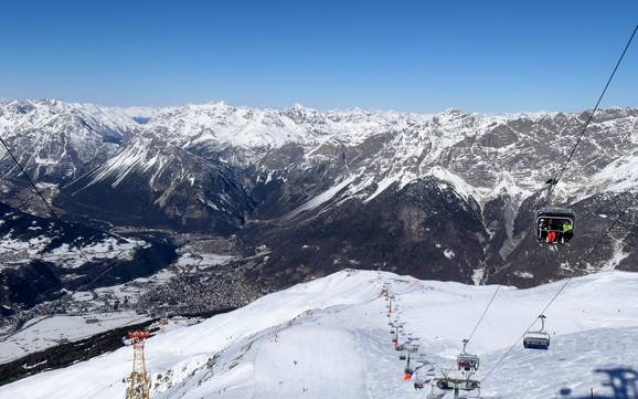 Grootste hoogteverschil in de provincie Sondrio – skigebied Bormio – Cima Bianca Grootste hoogteverschil in de provincie Sondrio – skigebied Bormio – Cima Bianca