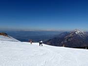 Uitzicht vanaf het bergstation Zvoh (1971 m)