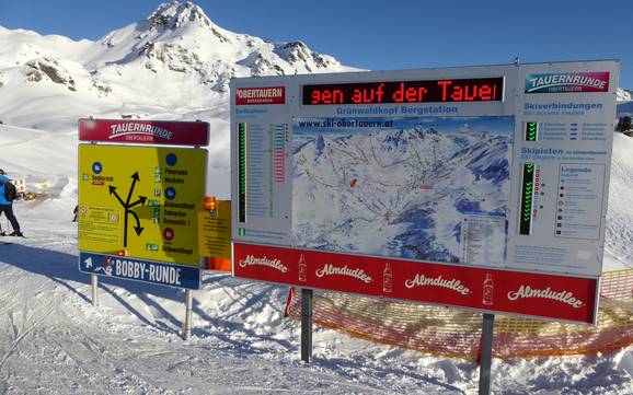 Obertauern: oriëntatie in skigebieden – Oriëntatie Obertauern