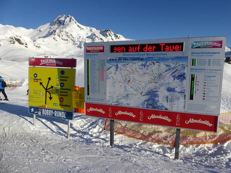 Schladminger Tauern: oriëntatie in skigebieden – Oriëntatie Obertauern