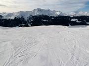 Gemakkelijke piste nr. 7 Trainer bij de Albeinaliften