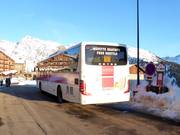 Gratis skibus in La Rosière