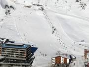 Beginnersgebied bij de Startbaan (stoeltjeslift en tovertapijt)