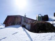 Beheerde alm in het skigebied