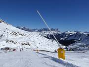 Sneeuwlans in Arabba