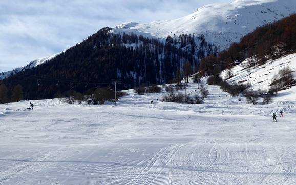 Obergoms: Grootte van de skigebieden – Grootte Münster-Geschinen