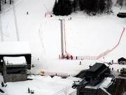 Korte oefenhelling bij het dalstation Stafal