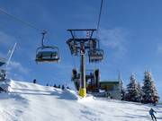 Hochwurzen II - 4-persoons hogesnelheidsstoeltjeslift (koppelbaar) met kap