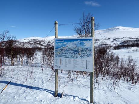 Hemavan Tärnaby: oriëntatie in skigebieden – Oriëntatie Hemavan