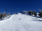 Wurmegg afdaling bij de verbindingslift Alpbach-Wildschönau