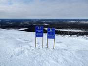 Off-piste bij Ylläs Aurinko Express