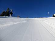 Zeer goede pistepreparatie op de Arber