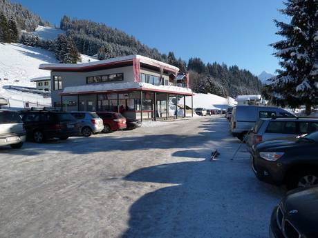 Salzburger Schieferalpen: bereikbaarheid van en parkeermogelijkheden bij de skigebieden – Bereikbaarheid, parkeren Monte Popolo – Eben im Pongau