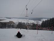 Uitzicht vanaf het bergstation