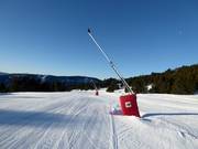 Sneeuwlans in het skigebied Les Angles