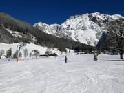 Makkelijke piste bij de Zauberlift