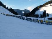 Sneeuwkanonnenopslag in Söll