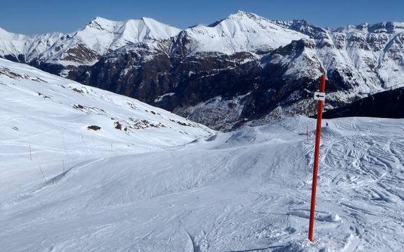 Skigebieden voor gevorderden en off-piste skiërs Adula-Alpen – Gevorderden, off-piste skiërs Vals – Dachberg