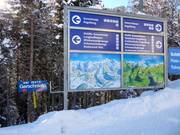 Informatiebord bij de Gerschnialp